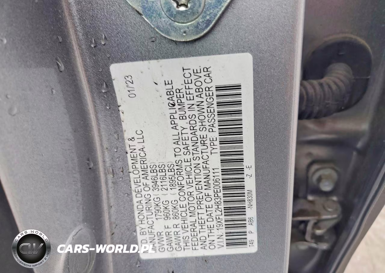 2023 Honda Civic Sport VIN:19XFL2H83PE006111 - 13