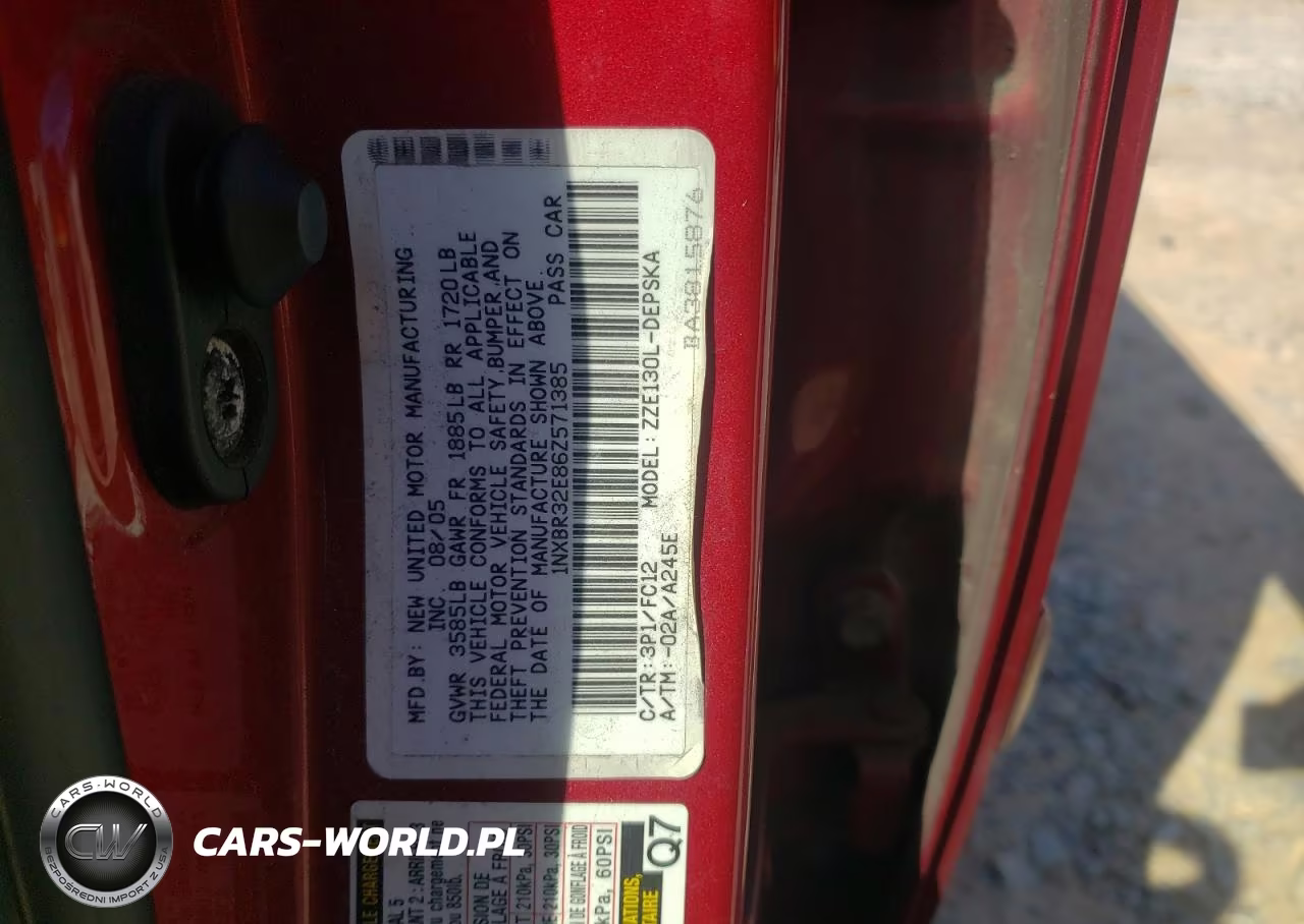 2006 Toyota Corolla VIN:1NXBR32E86Z571385 - 12
