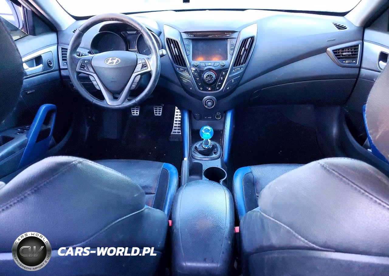 2013 Hyundai Veloster VIN:KMHTC6AE1DU152834 - 8