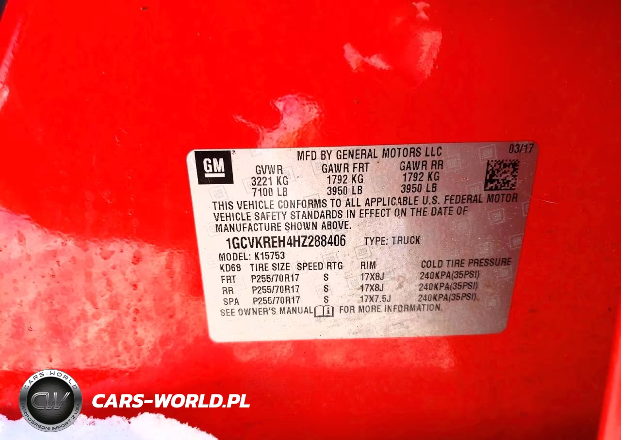 2017 Chevrolet Silverado K1500 Lt VIN:1GCVKREH4HZ288406 - 12