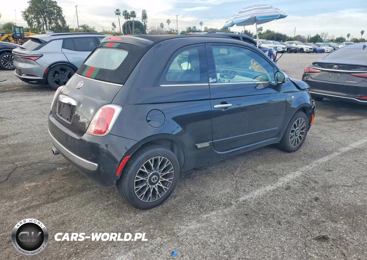 2012 Fiat 500 Lounge VIN:3C3CFFER7CT229227 - 3