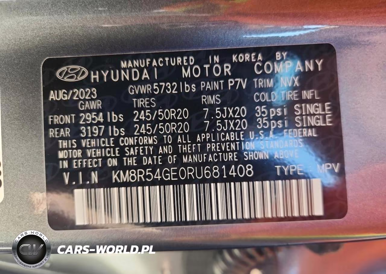 2024 Hyundai Palisade Limited VIN:KM8R54GE0RU681408 - 13