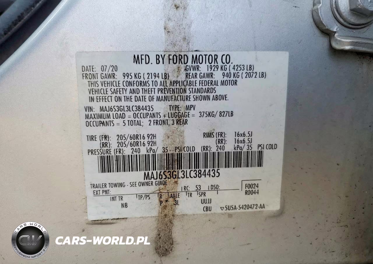 2020 Ford Ecosport Se VIN:MAJ6S3GL3LC384435 - 13