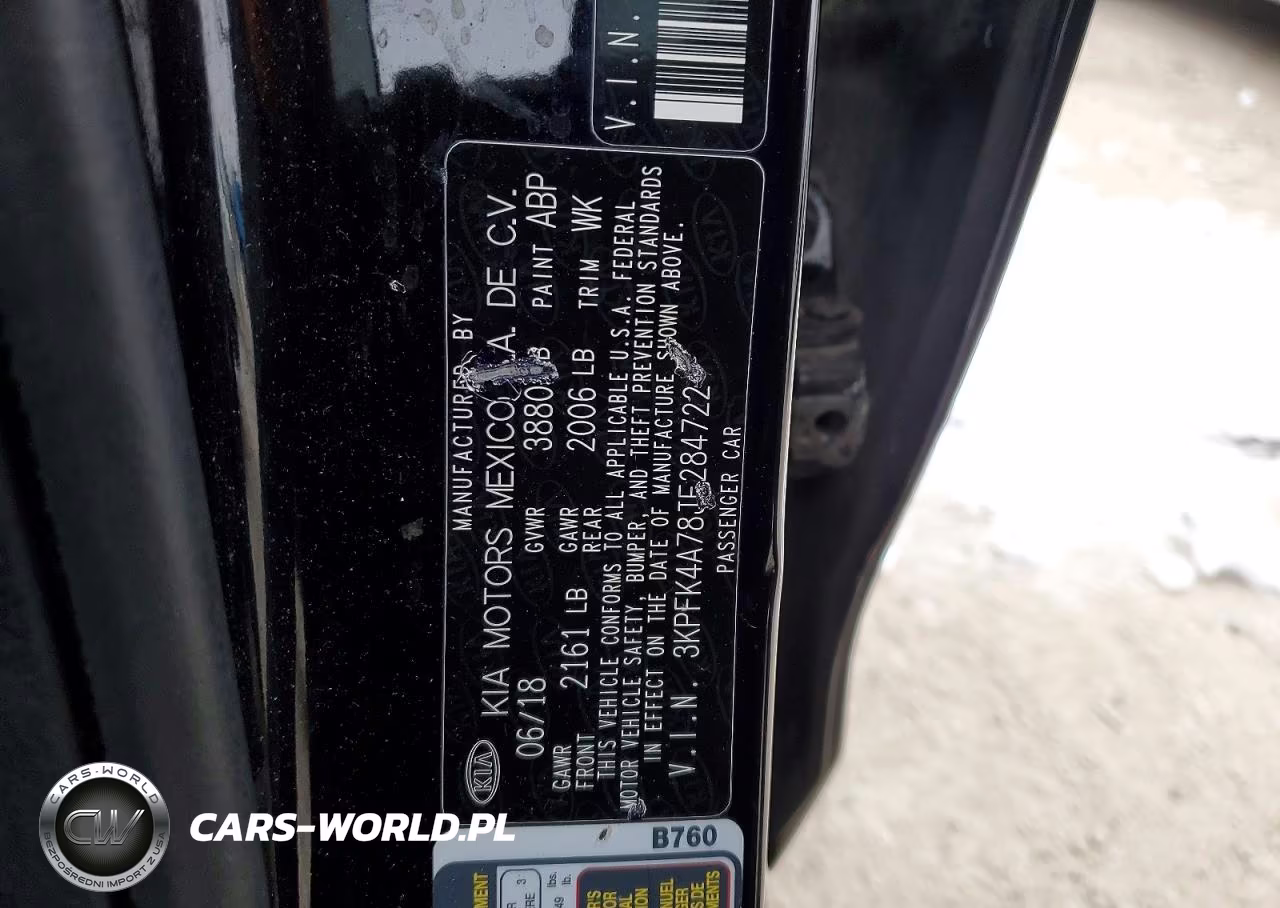 2018 Kia Forte Lx VIN:3KPFK4A78JE284722 - 12