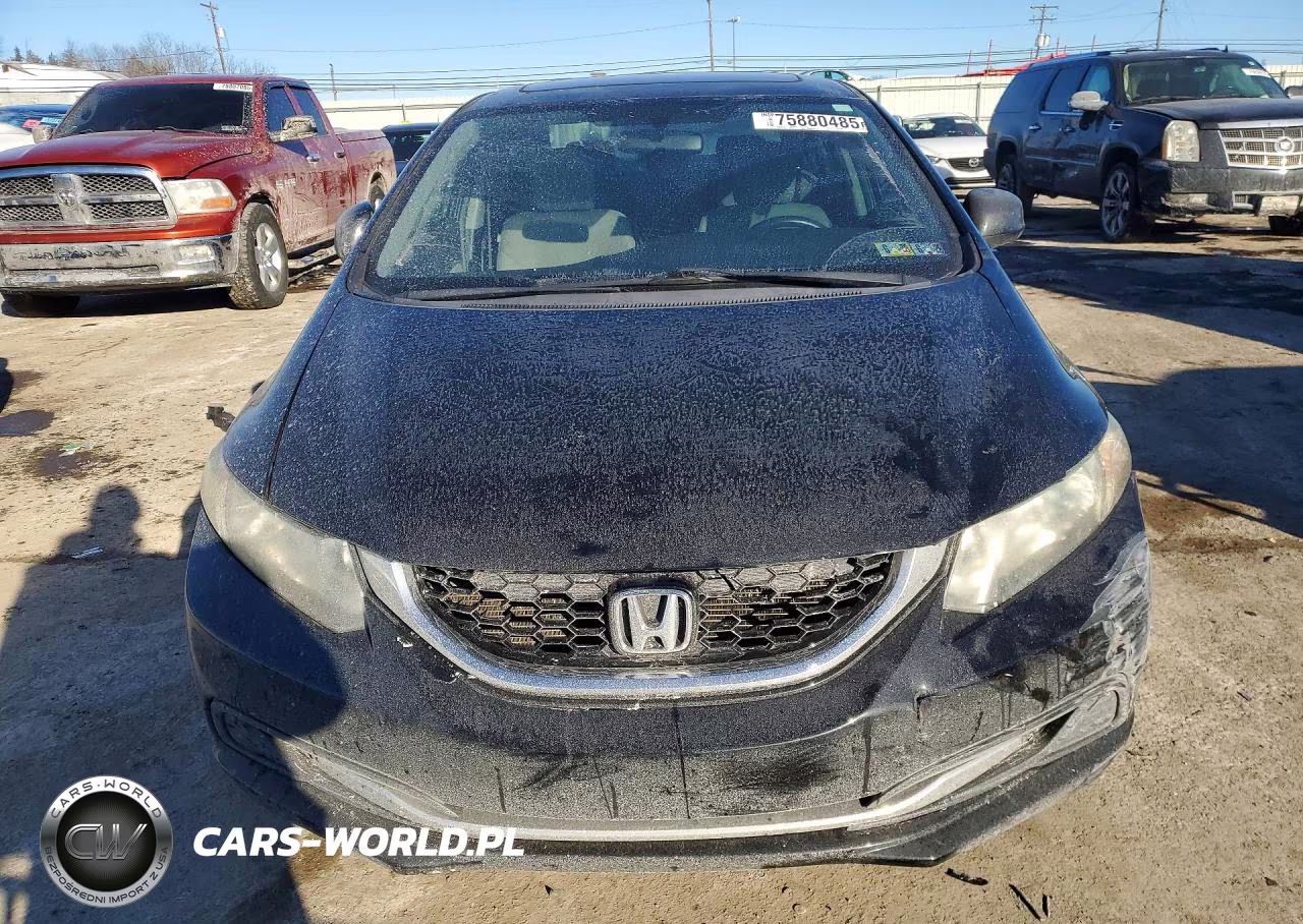 2013 Honda Civic Ex VIN:19XFB2F85DE001476 - 5