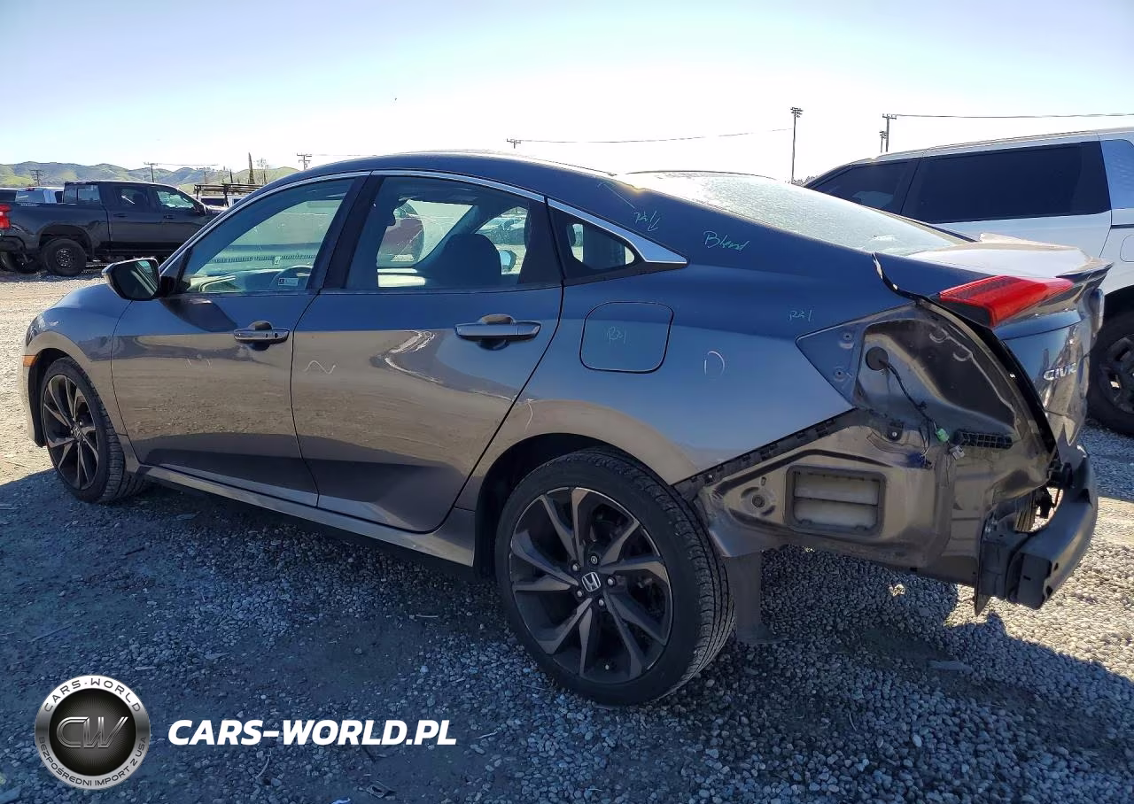 2019 Honda Civic Sport VIN:19XFC2E80KE003597 - 2