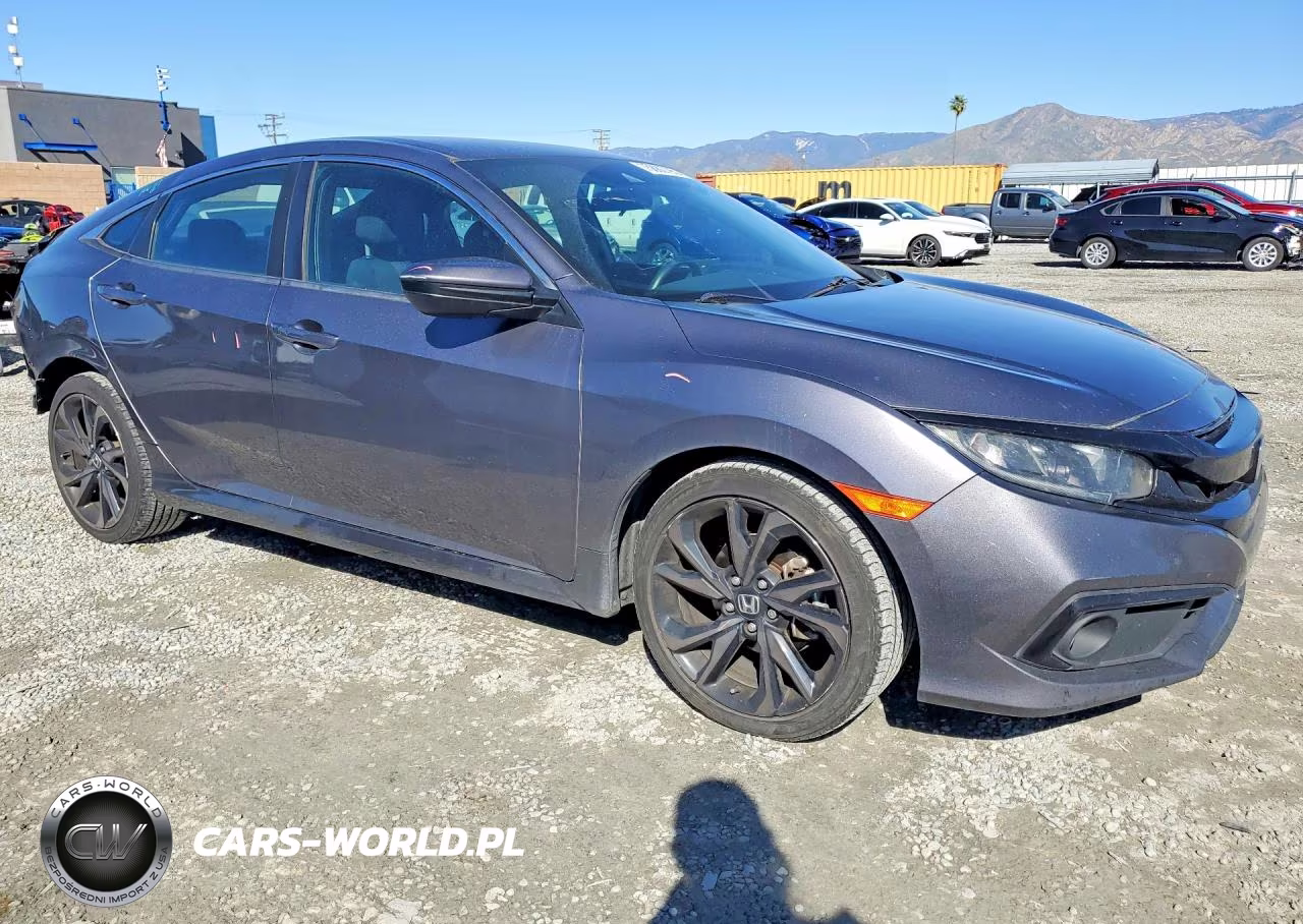 2019 Honda Civic Sport VIN:19XFC2E80KE003597 - 4