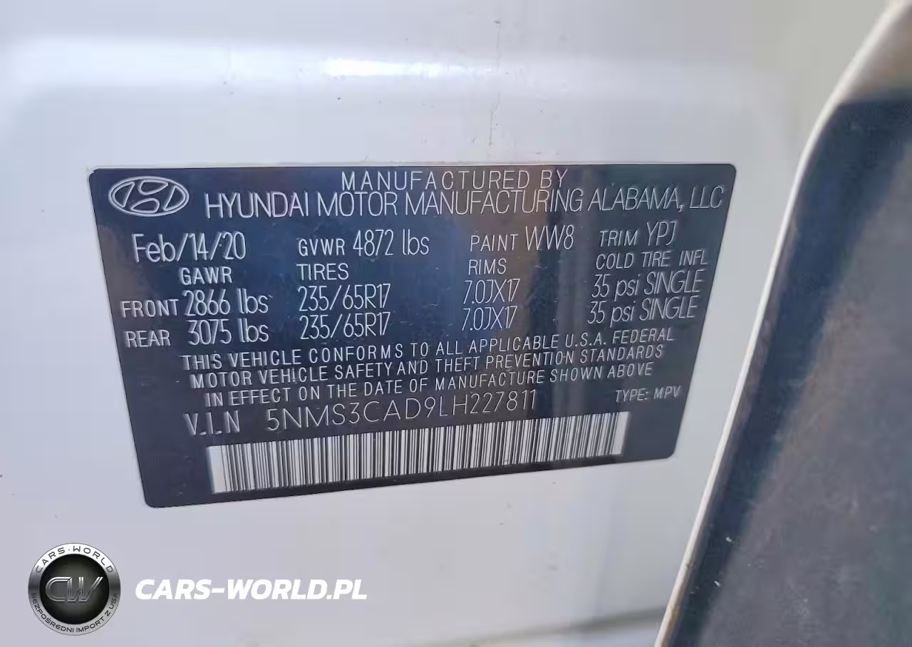 2020 Hyundai Santa Fe Sel VIN:5NMS3CAD9LH227811 - 13