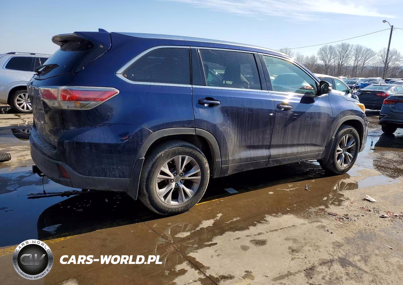 2015 Toyota Highlander Xle VIN:5TDJKRFH9FS148668 - 3