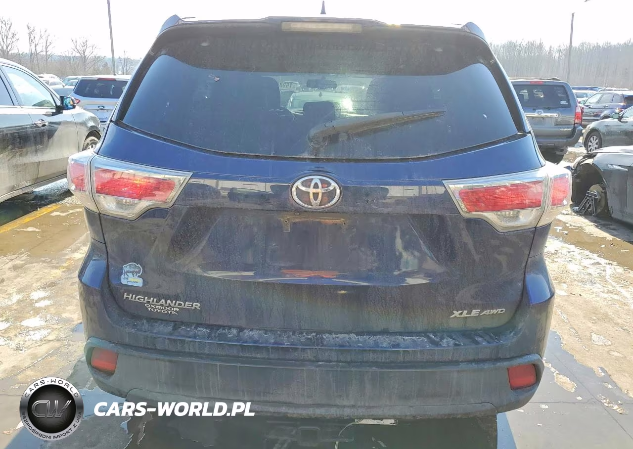 2015 Toyota Highlander Xle VIN:5TDJKRFH9FS148668 - 6
