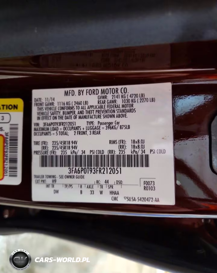 2015 Ford Fusion Se VIN:3FA6P0T93FR212051 - 12