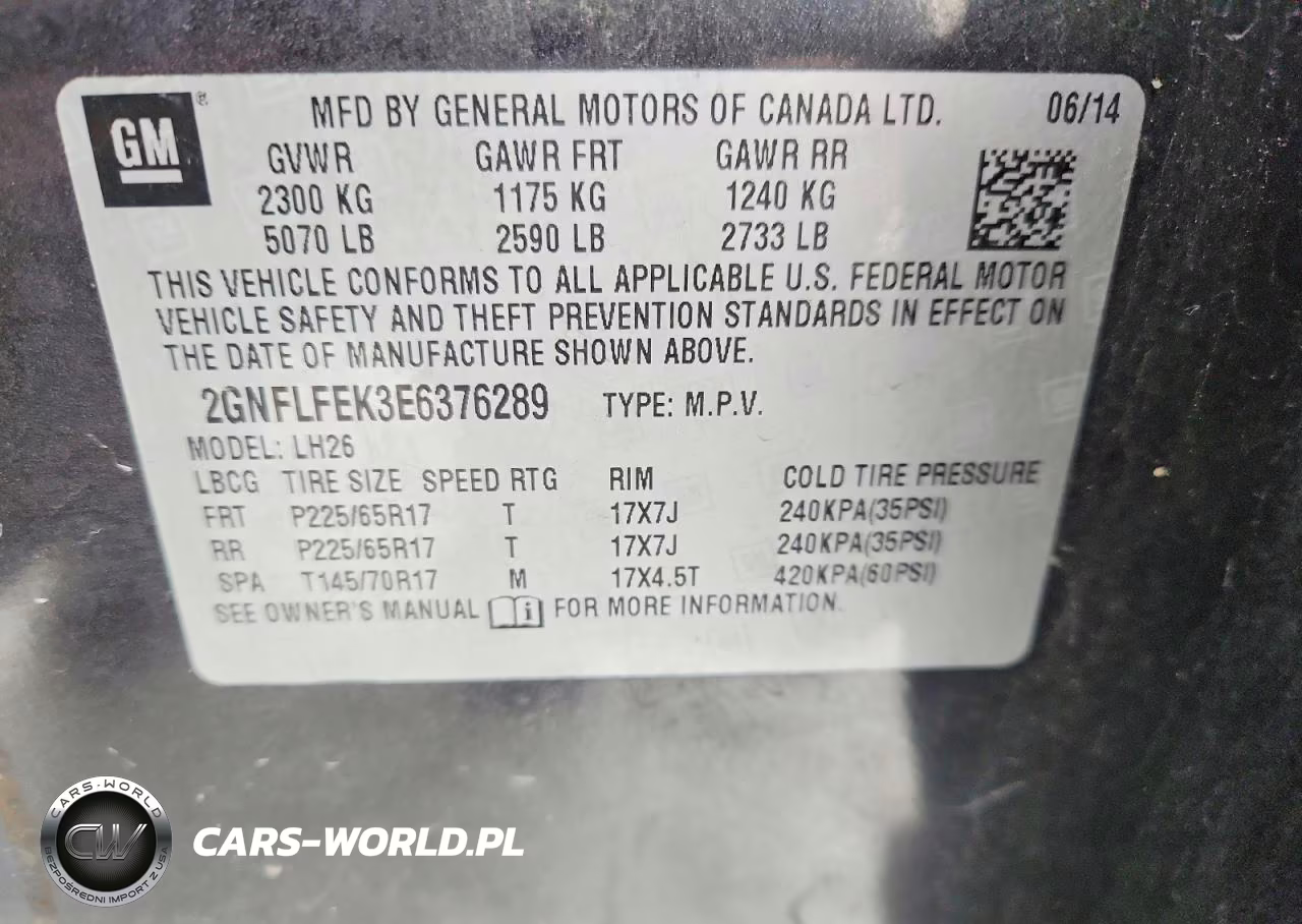 2014 Chevrolet Equinox Lt VIN:2GNFLFEK3E6376289 - 13