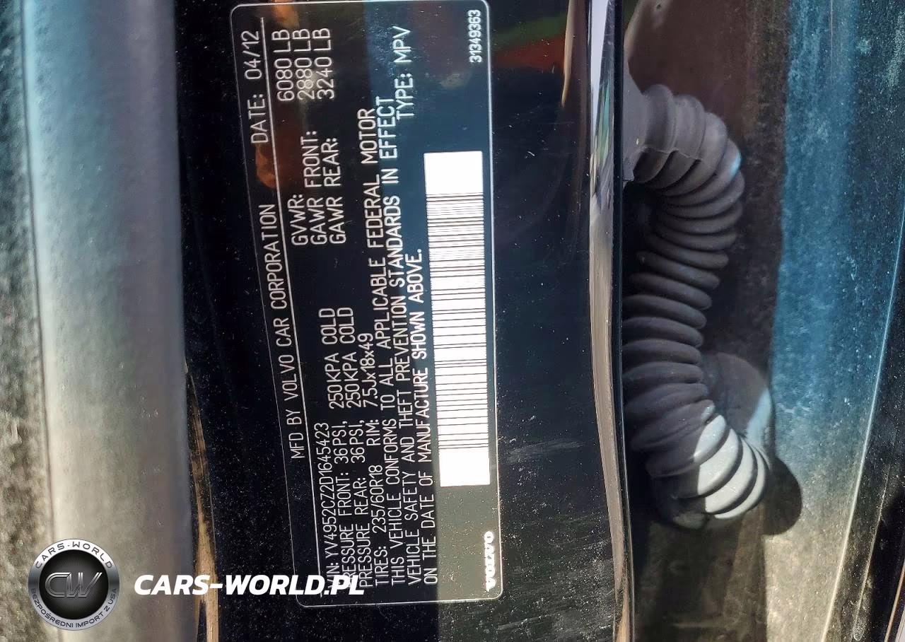 2013 Volvo Xc90 3.2 VIN:YV4952CZ2D1645423 - 13
