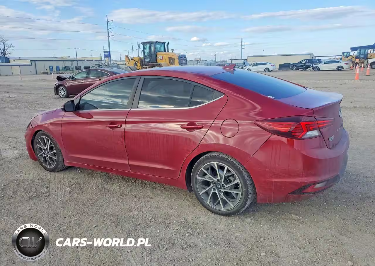 2020 Hyun Elantra Sel Val VIN:KMHD84LF8LU074275 - 2