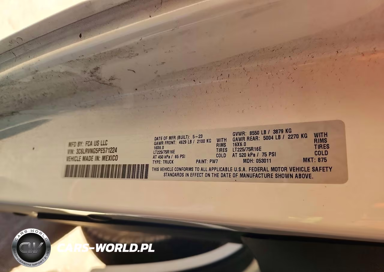 2023 Ram Promaster 1500 1500 Standard VIN:3C6LRVNG5PE571224 - 13