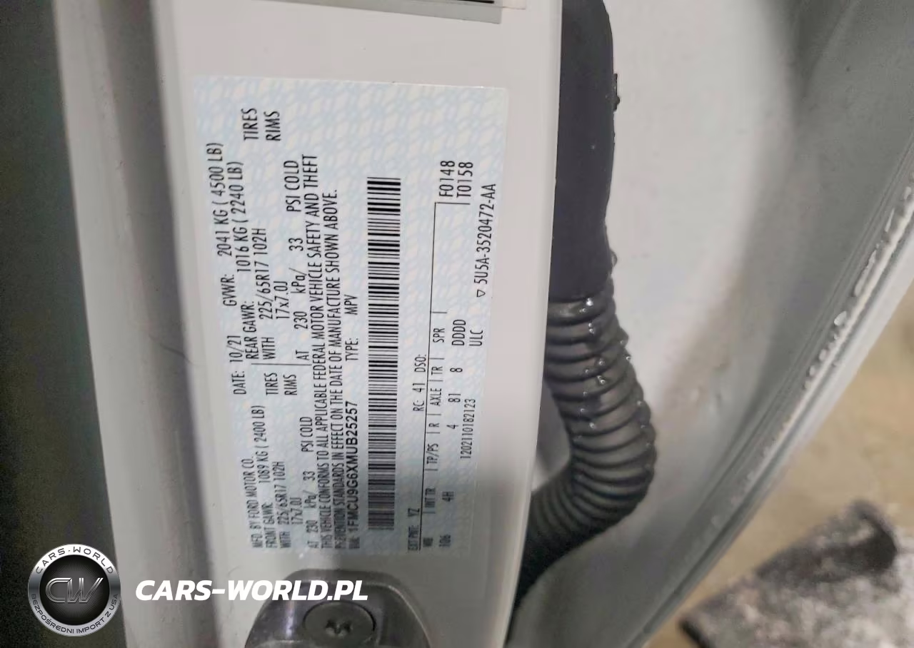 2021 Ford Escape Se VIN:1FMCU9G6XMUB25257 - 13