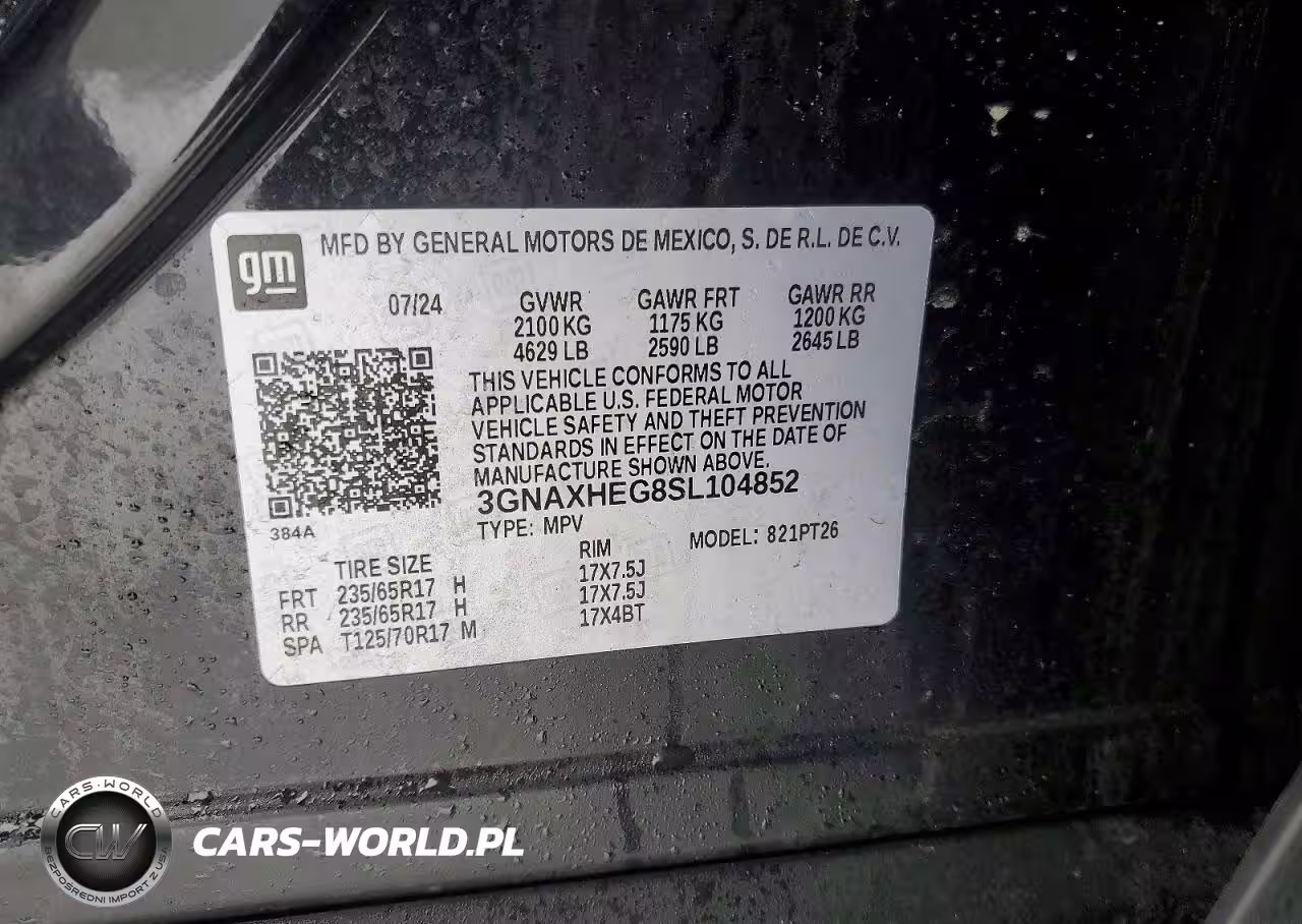 2025 Chevrolet Equinox Lt VIN:3GNAXHEG8SL104852 - 13