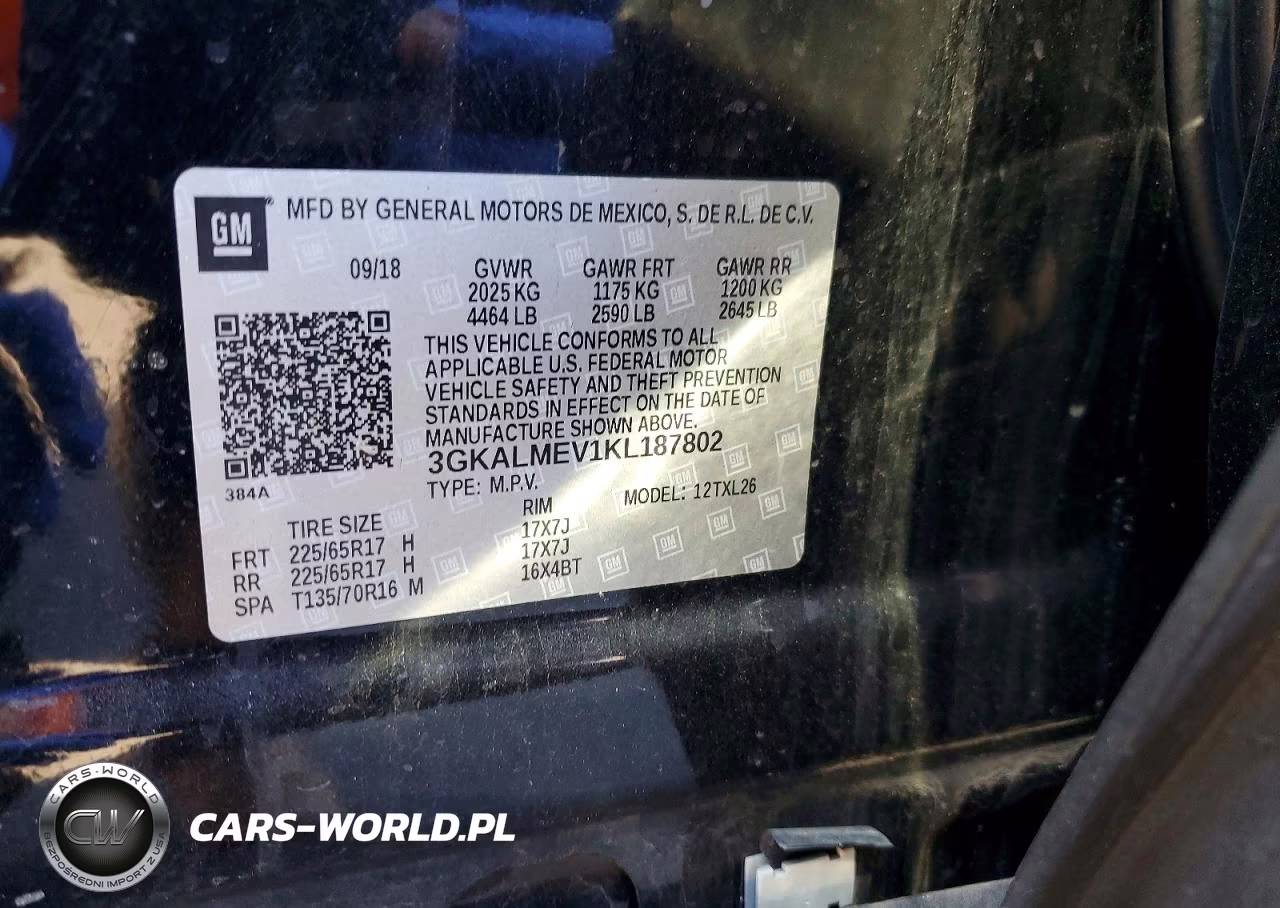 2019 GMC Terrain Sle VIN:3GKALMEV1KL187802 - 13