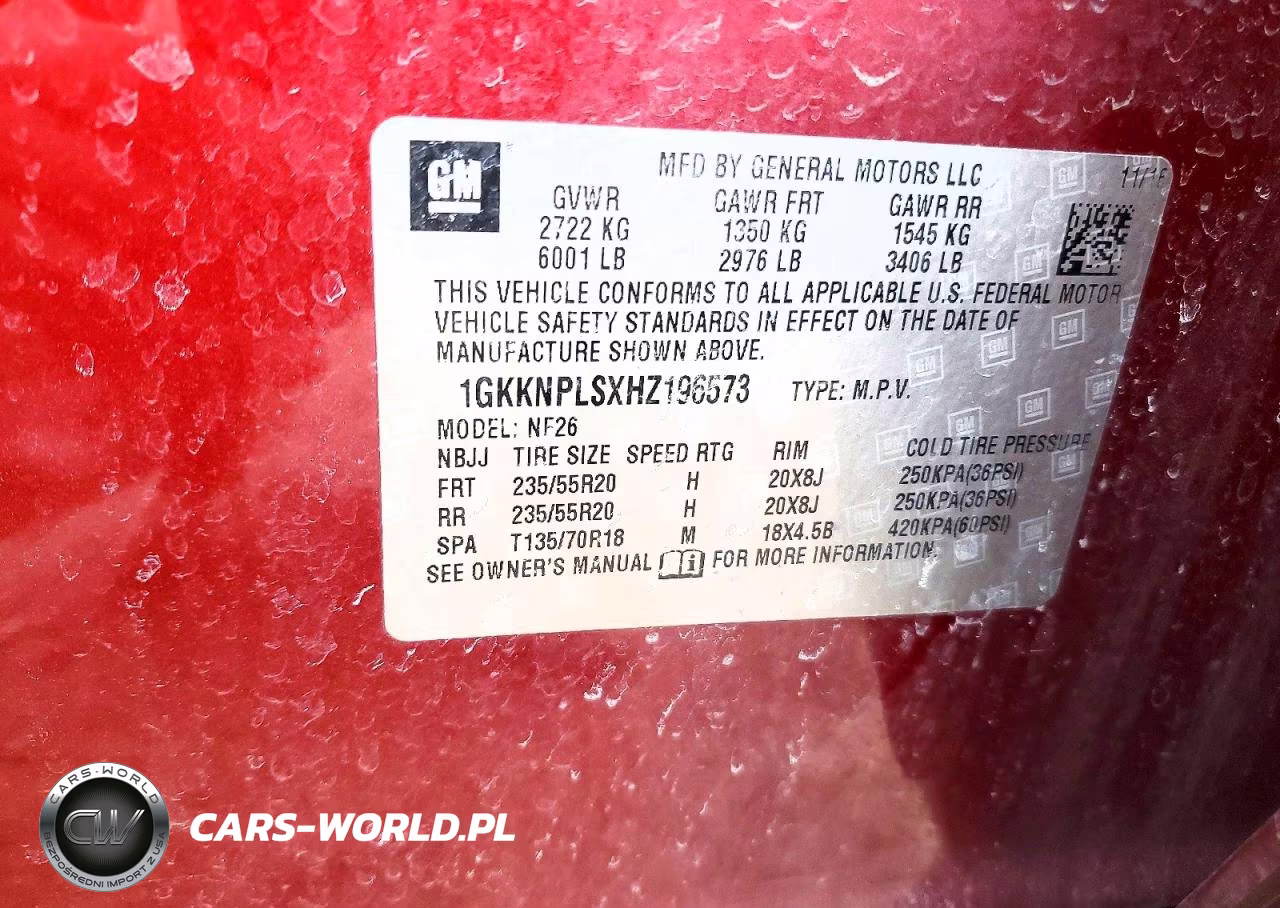 2017 GMC Acadia Denali VIN:1GKKNPLSXHZ196573 - 13