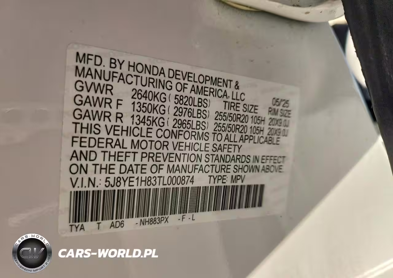 2026 Acura Mdx Advance VIN:5J8YE1H83TL000874 - 14