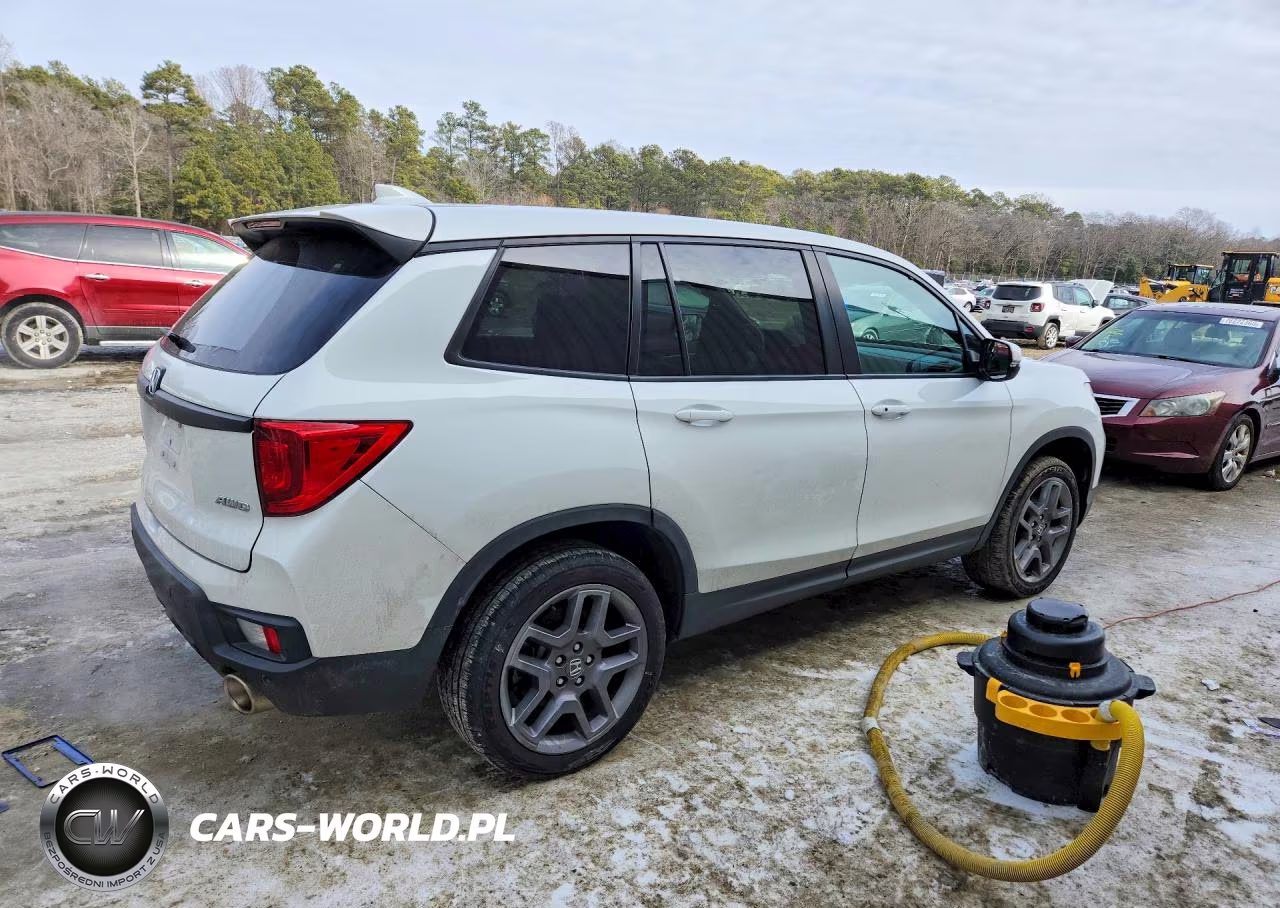 2022 Honda Passport Exl VIN:5FNYF8H57NB020626 - 3