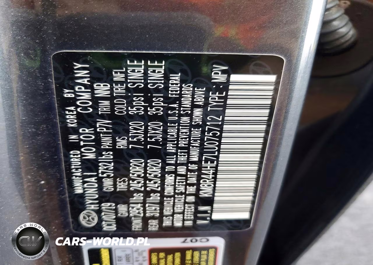 2020 Hyundai Palisade Sel VIN:KM8R44HE7LU075712 - 12