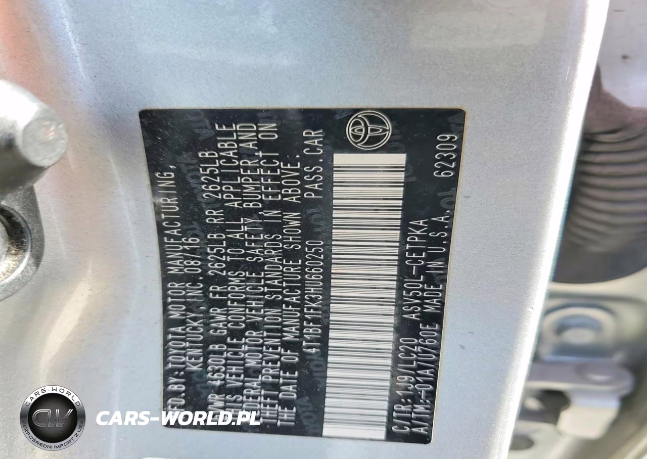 2017 Toyota Camry Le VIN:4T1BF1FK3HU660250 - 13
