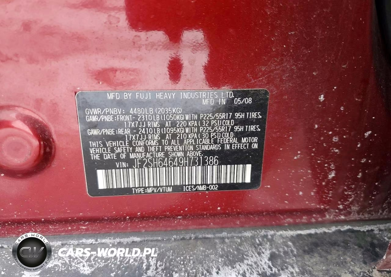2009 Subaru Forester 2.5X Limited VIN:JF2SH64649H731386 - 13