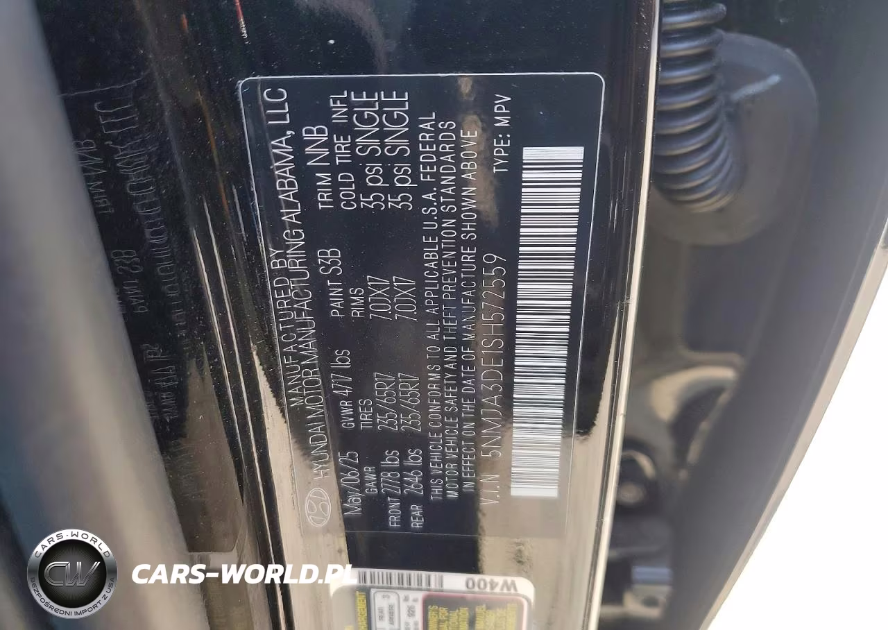 2025 Hyundai Tucson Se VIN:5NMJA3DE1SH572559 - 14