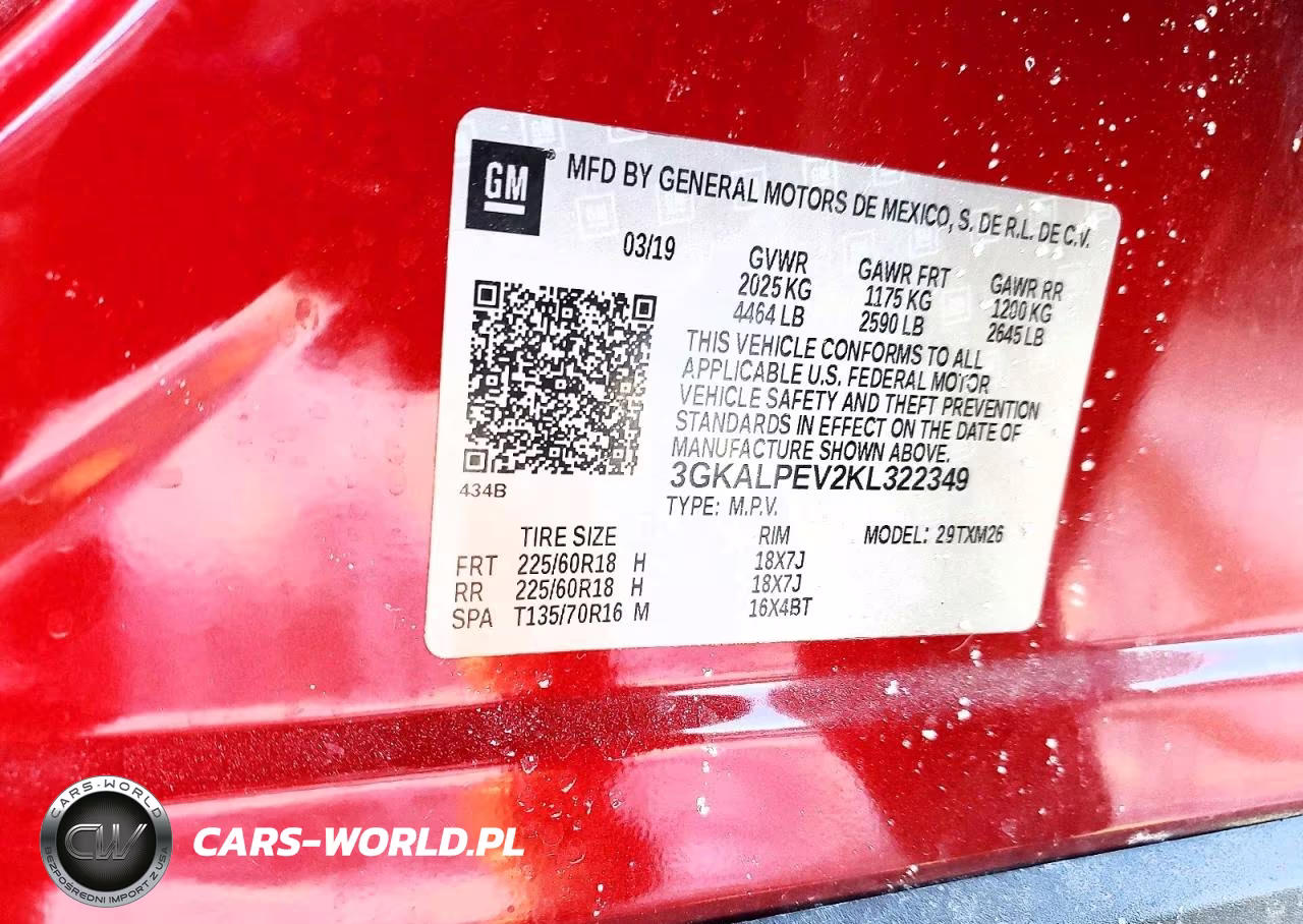 2019 GMC Terrain Slt VIN:3GKALPEV2KL322349 - 14