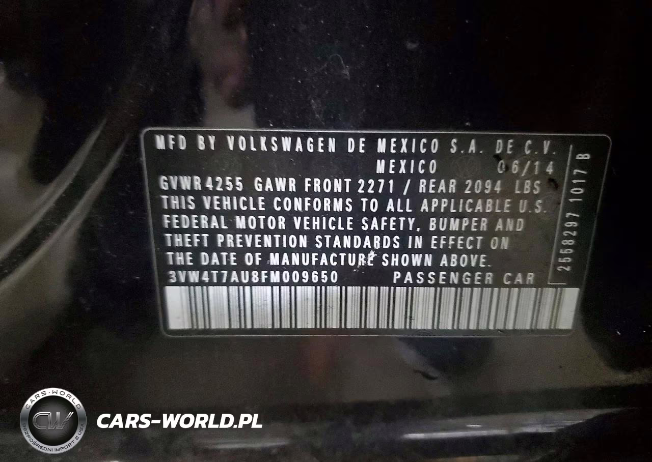 2015 Volkswagen Gti VIN:3VW4T7AU8FM009650 - 12