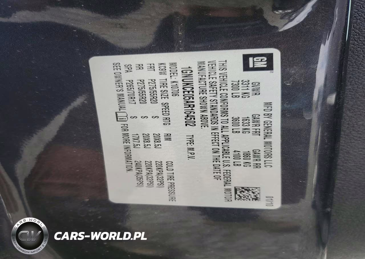 2010 Chevrolet Tahoe K1500 Ltz VIN:1GNUKCE05AR164502 - 14