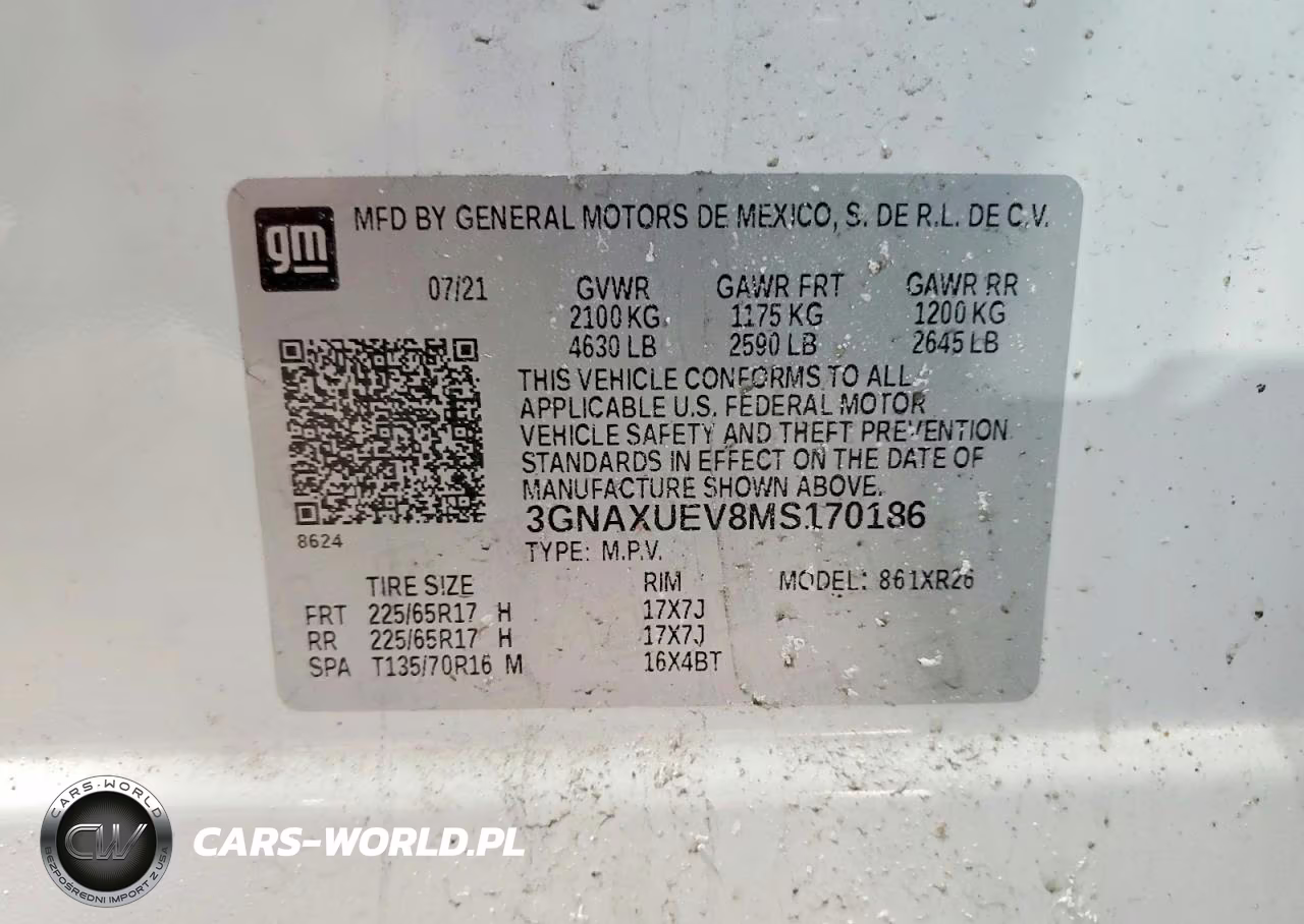 2021 Chevrolet Equinox Lt VIN:3GNAXUEV8MS170186 - 12