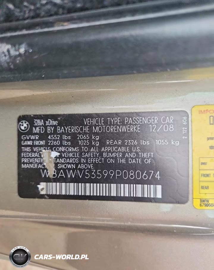 2009 BMW 328 Xi Sulev VIN:WBAWV53599P080674 - 12