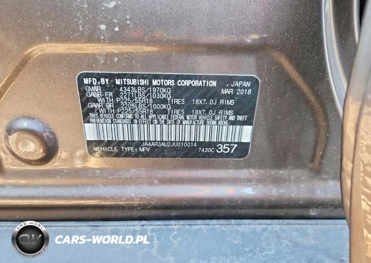 2018 Mitsubishi Outlander Sport Es VIN:JA4AR3AU2JU010014 - 13