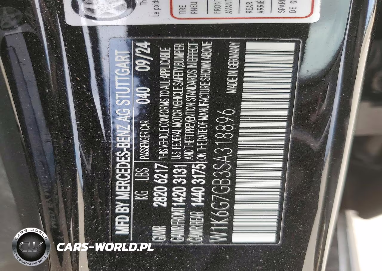 2025 Mercedes-Benz S 580 4Matic VIN:W1K6G7GB3SA318896 - 13