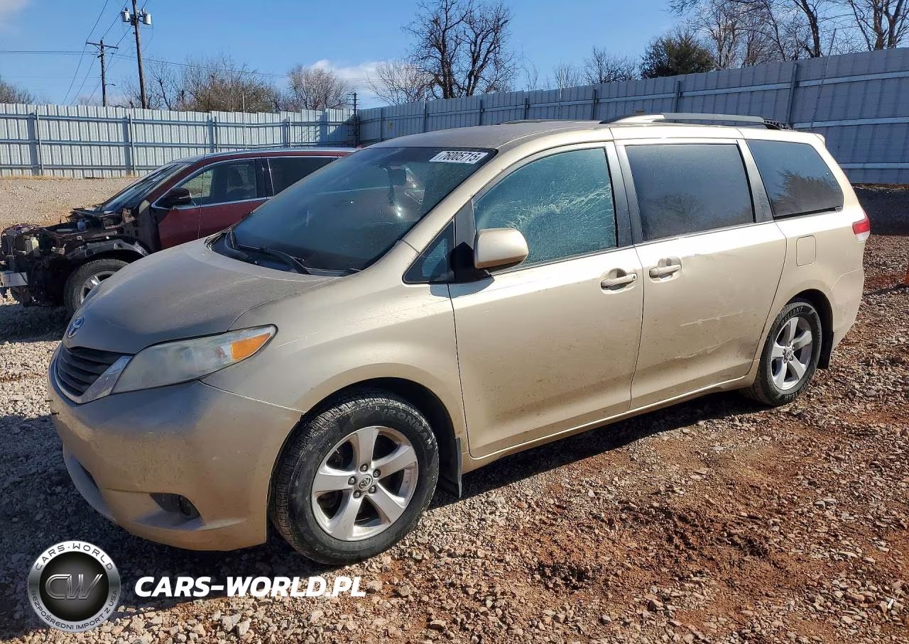2011 Toyota Sienna Le VIN:5TDKK3DC6BS005177 - 1