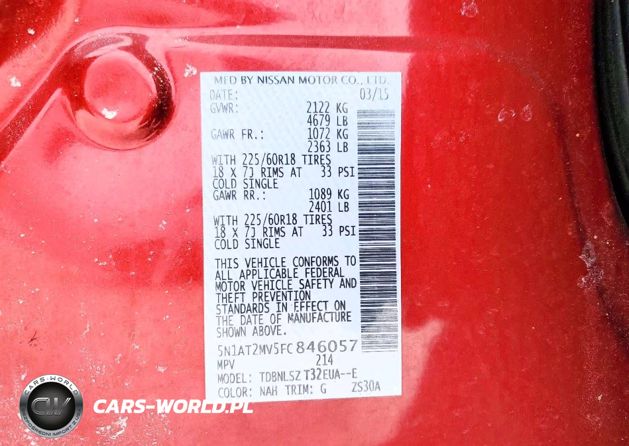 2015 Nissan Rogue VIN:5N1AT2MV5FC846057 - 13