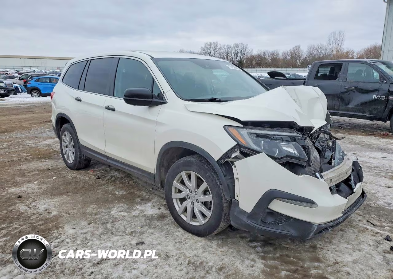 2019 Honda Pilot Lx VIN:5FNYF6H14KB074303 - 4