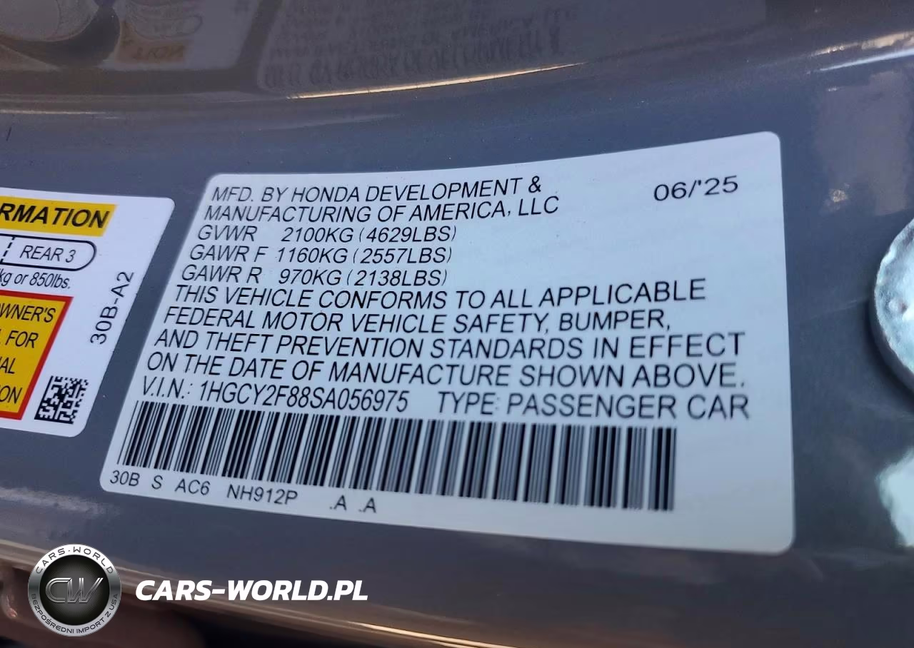 2025 Honda Accord Touring Hybrid VIN:1HGCY2F88SA056975 - 13