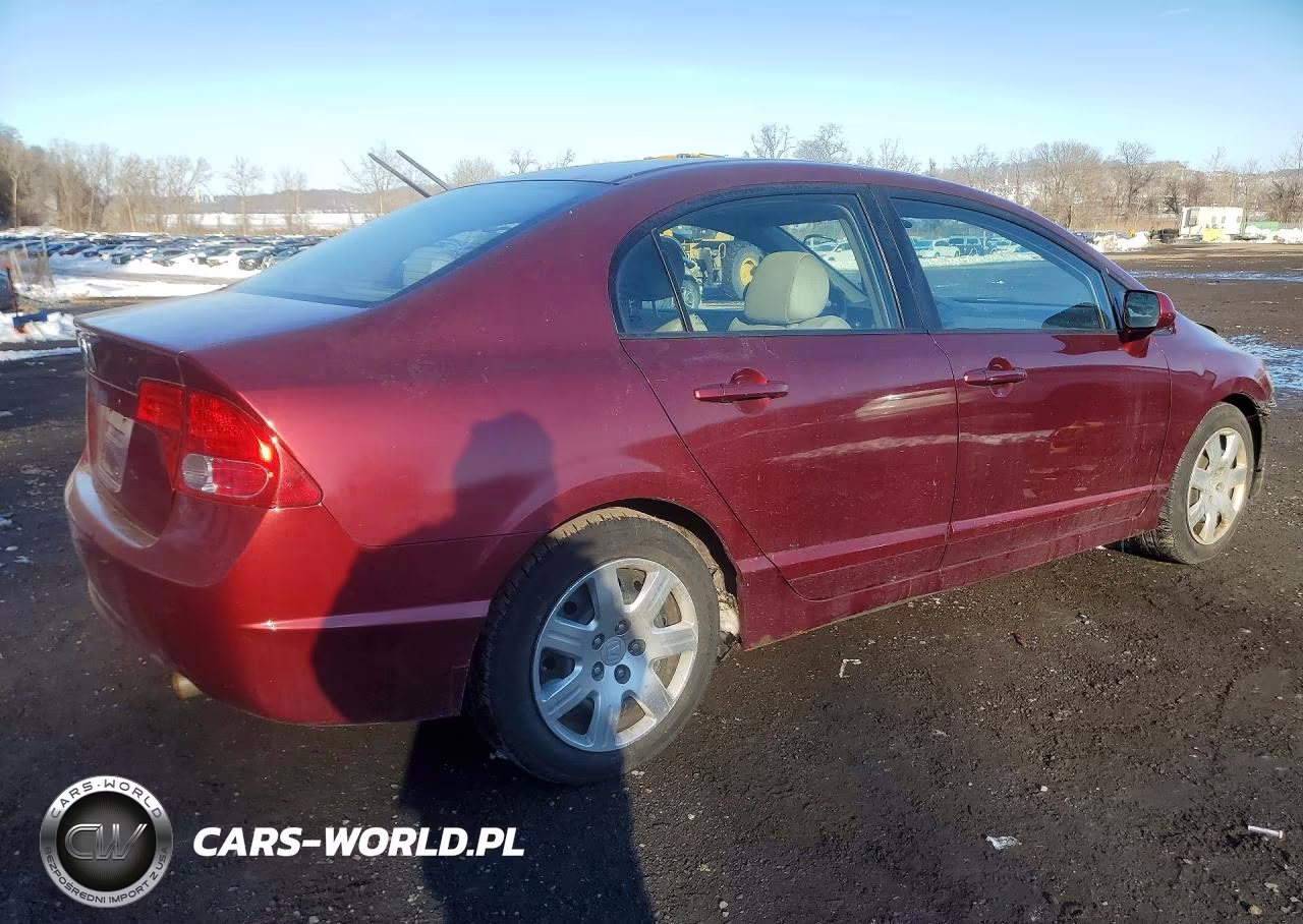2008 Honda Civic Lx VIN:1HGFA16598L024406 - 3
