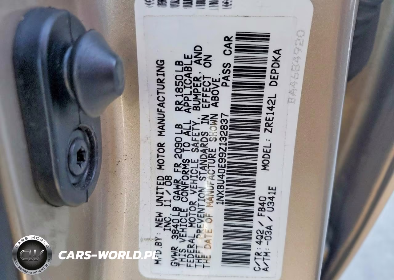 2009 Toyota Corolla Base VIN:1NXBU40E99Z132837 - 13