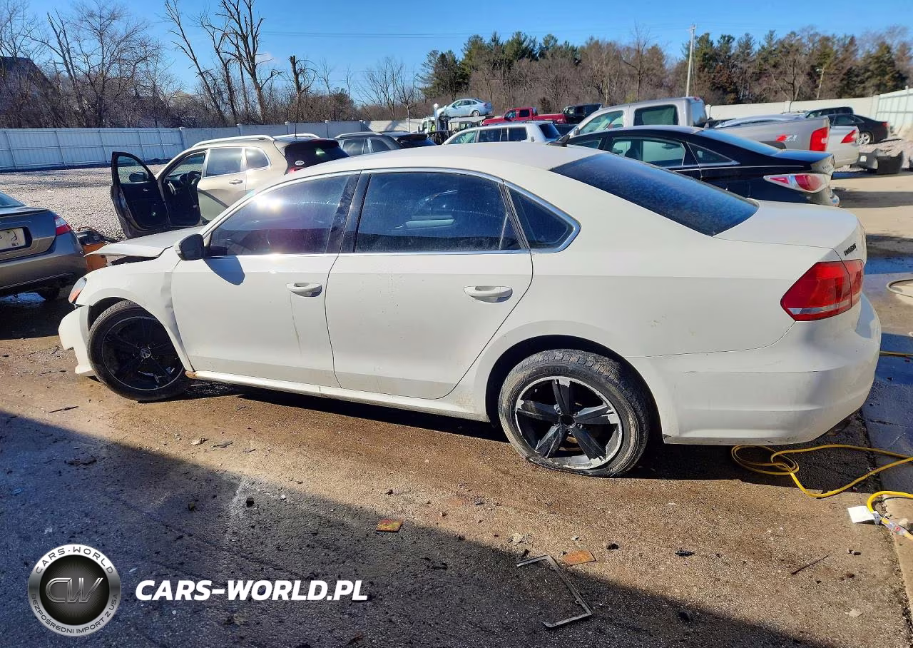 2013 Volkswagen Passat Se VIN:1VWBP7A34DC012563 - 2