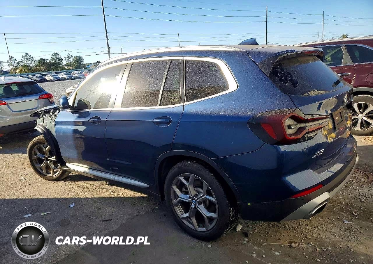 2022 BMW X3 Sdrive30I VIN:5UX43DP05N9J69213 - 2