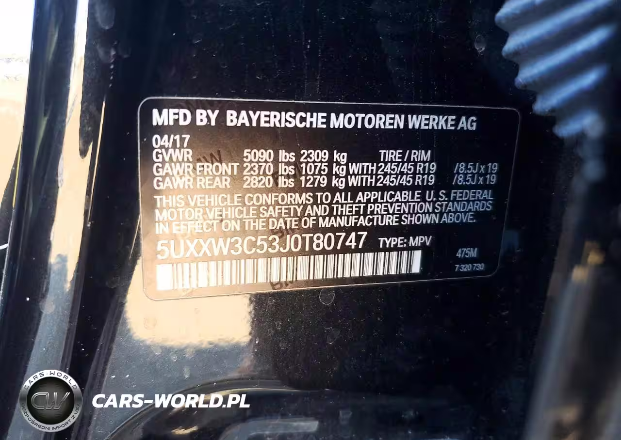 2018 BMW X4 xDrive28I VIN:5UXXW3C53J0T80747 - 13