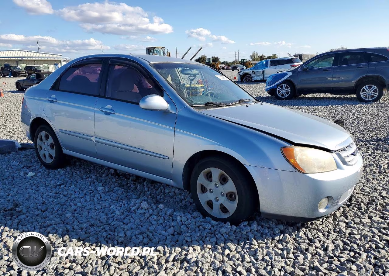 2005 Kia Spectra Lx VIN:KNAFE121355132913 - 4