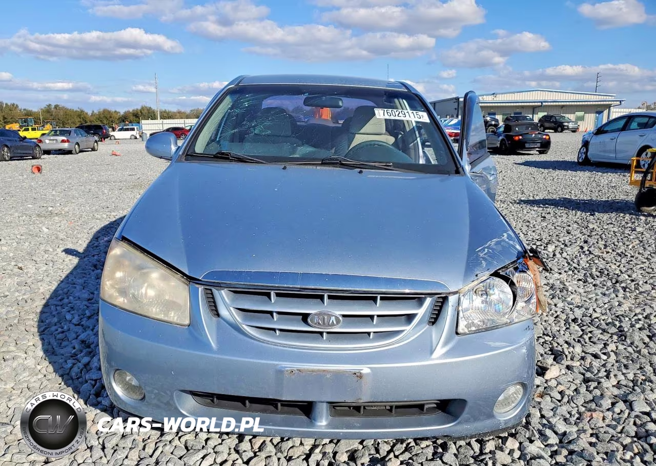 2005 Kia Spectra Lx VIN:KNAFE121355132913 - 5
