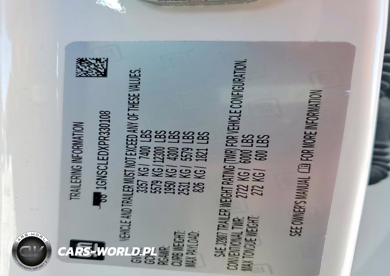 2023 Chevrolet Tahoe C1500 VIN:1GNSCLEDXPR330108 - 14