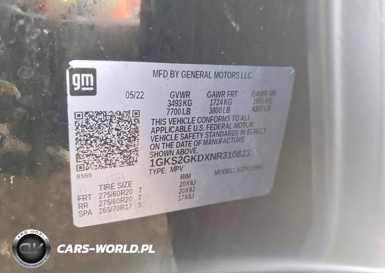 2022 GMC Yukon Xl K1500 Slt VIN:1GKS2GKDXNR310823 - 12