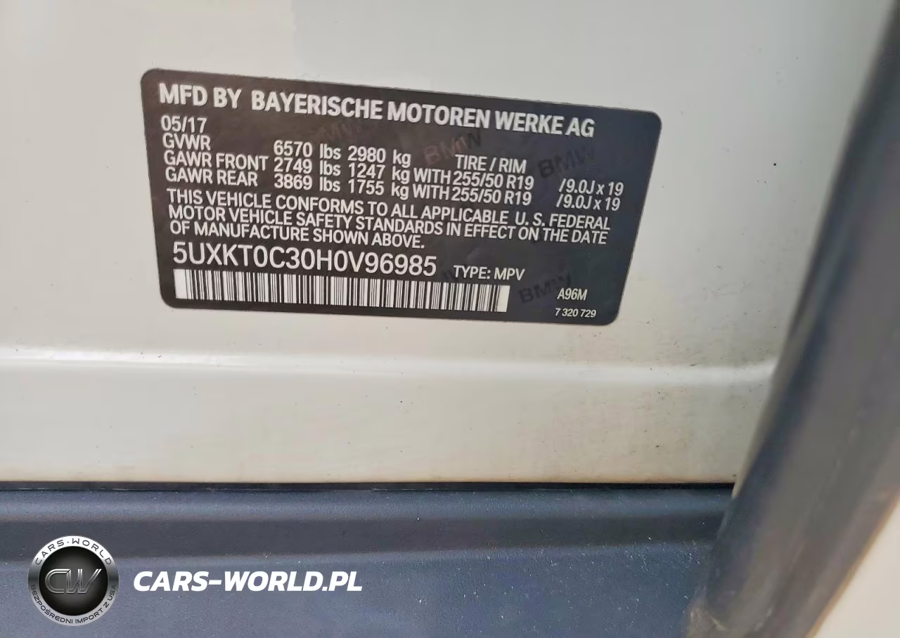 2017 BMW X5 Xdr40E VIN:5UXKT0C30H0V96985 - 13